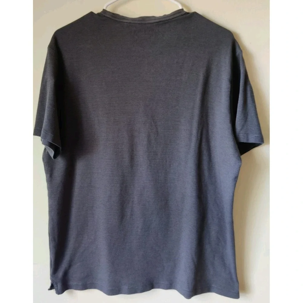 Banana Republic‎ Luxe Touch Performance Tee Men's 100% Cotton Gray Size XL